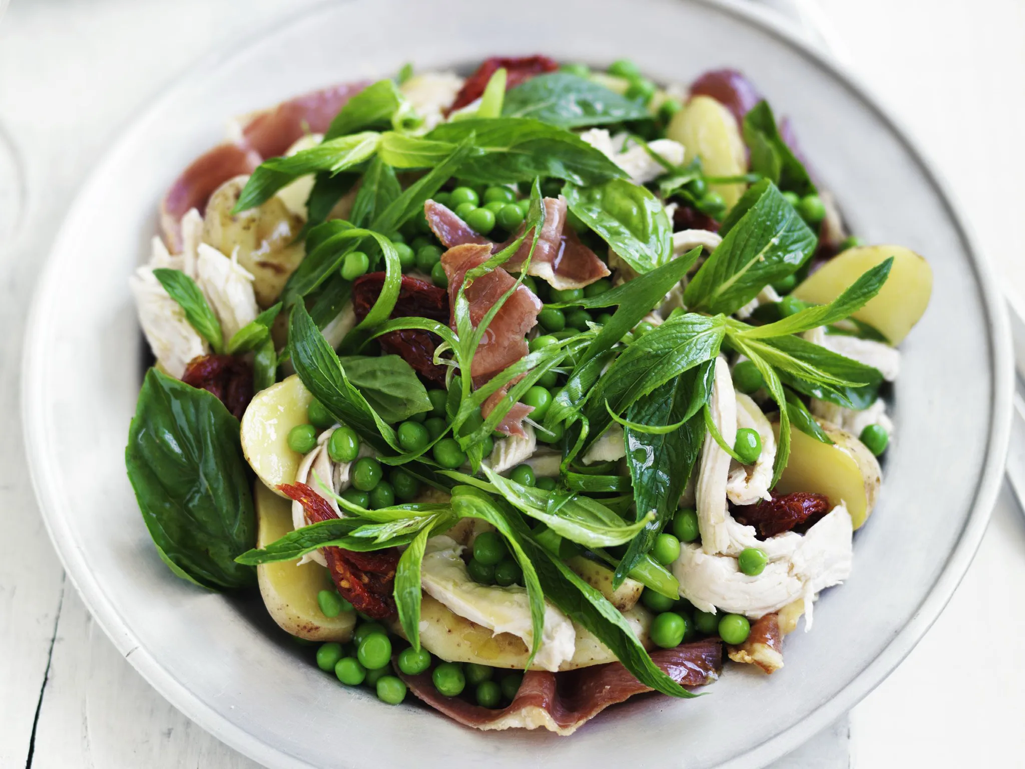 Chicken and potato salad-image
