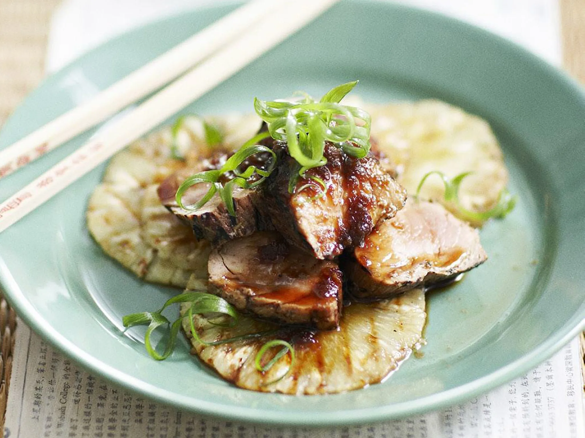 teriyaki pork with pineapple