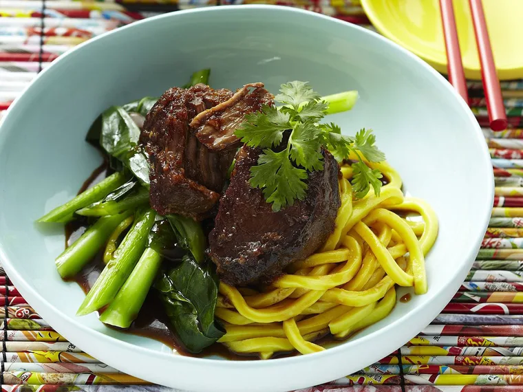BRAISED HONEY AND SOY PORK FILLET STEAKS