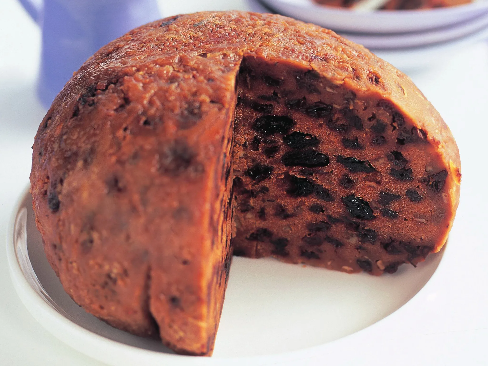 boiled Christmas pudding