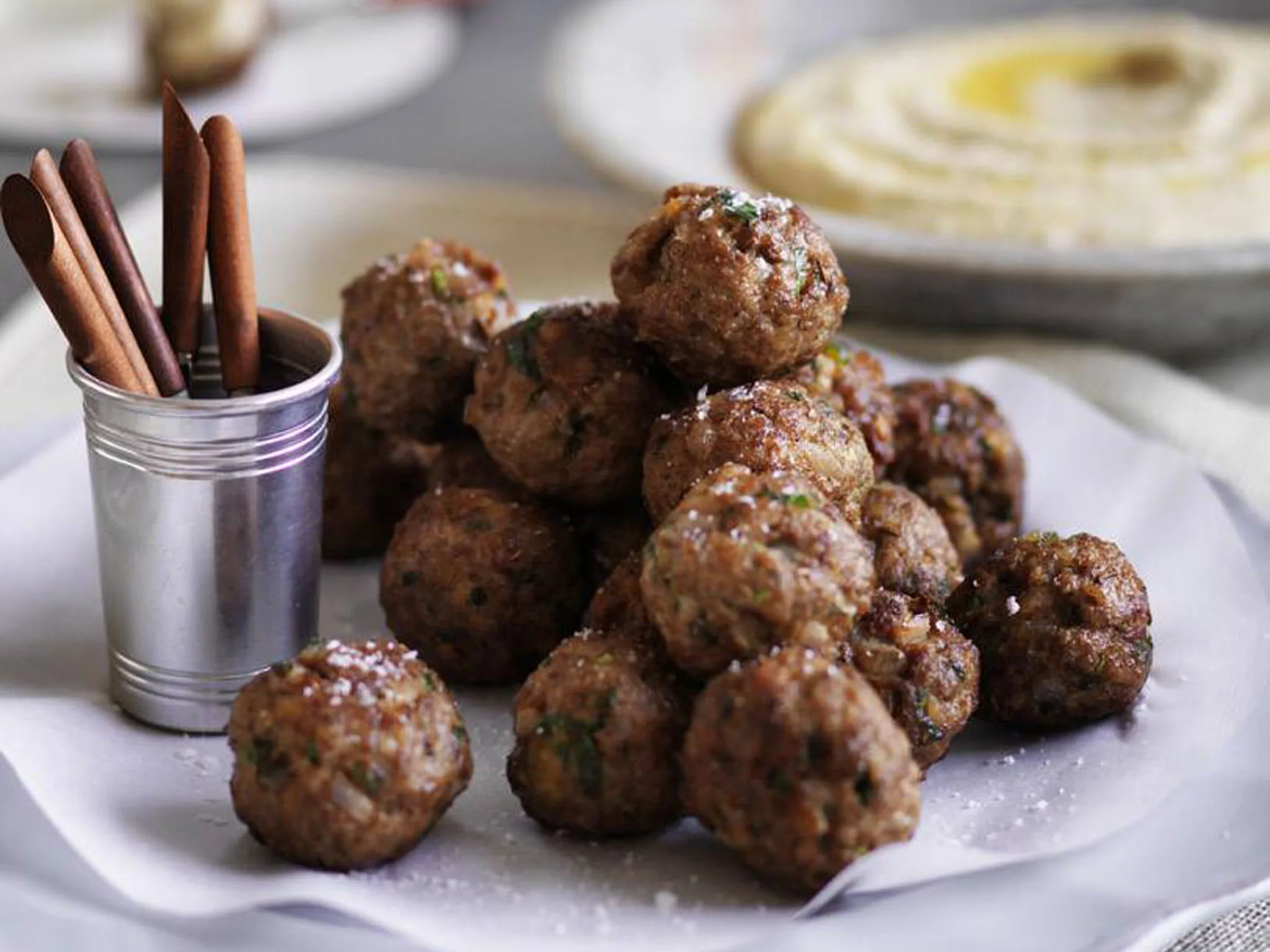 mediterranean lamb meatballs