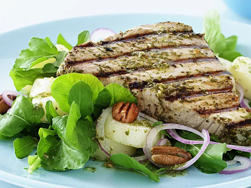 Tuna with coriander dressing | Women's Weekly Food