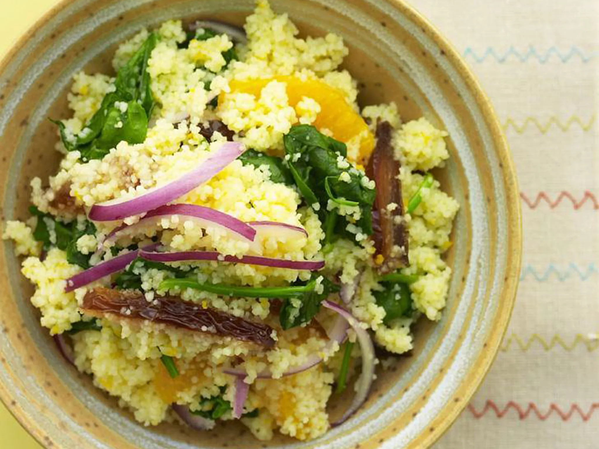 orange and date couscous salad
