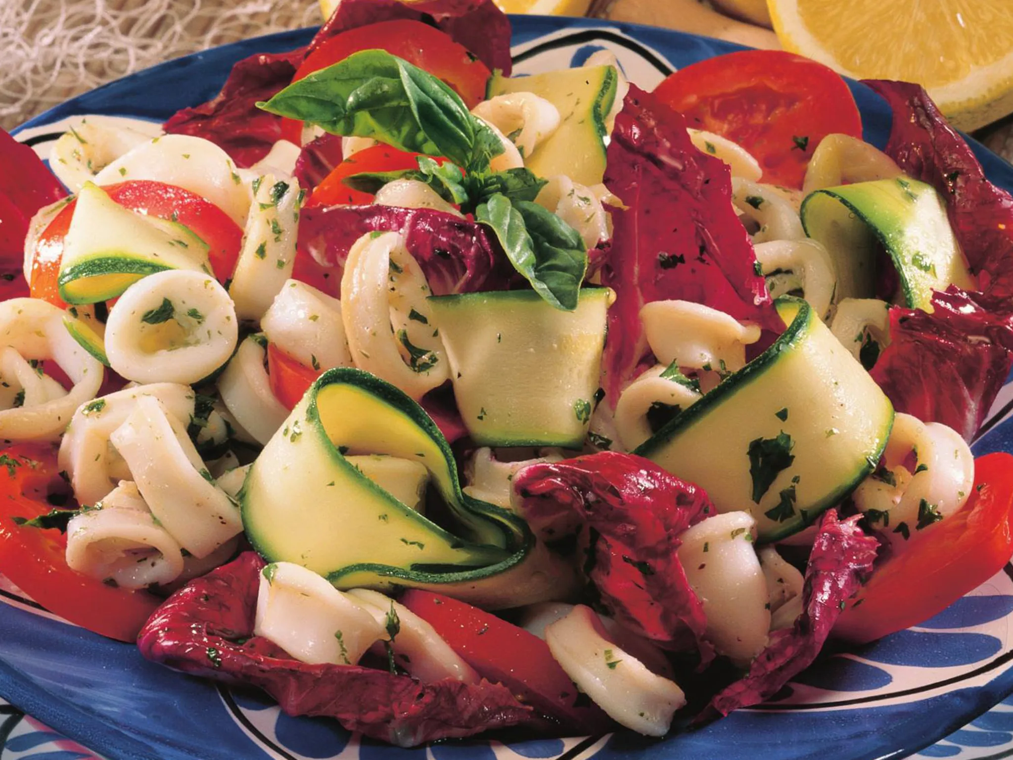 spicy calamari salad