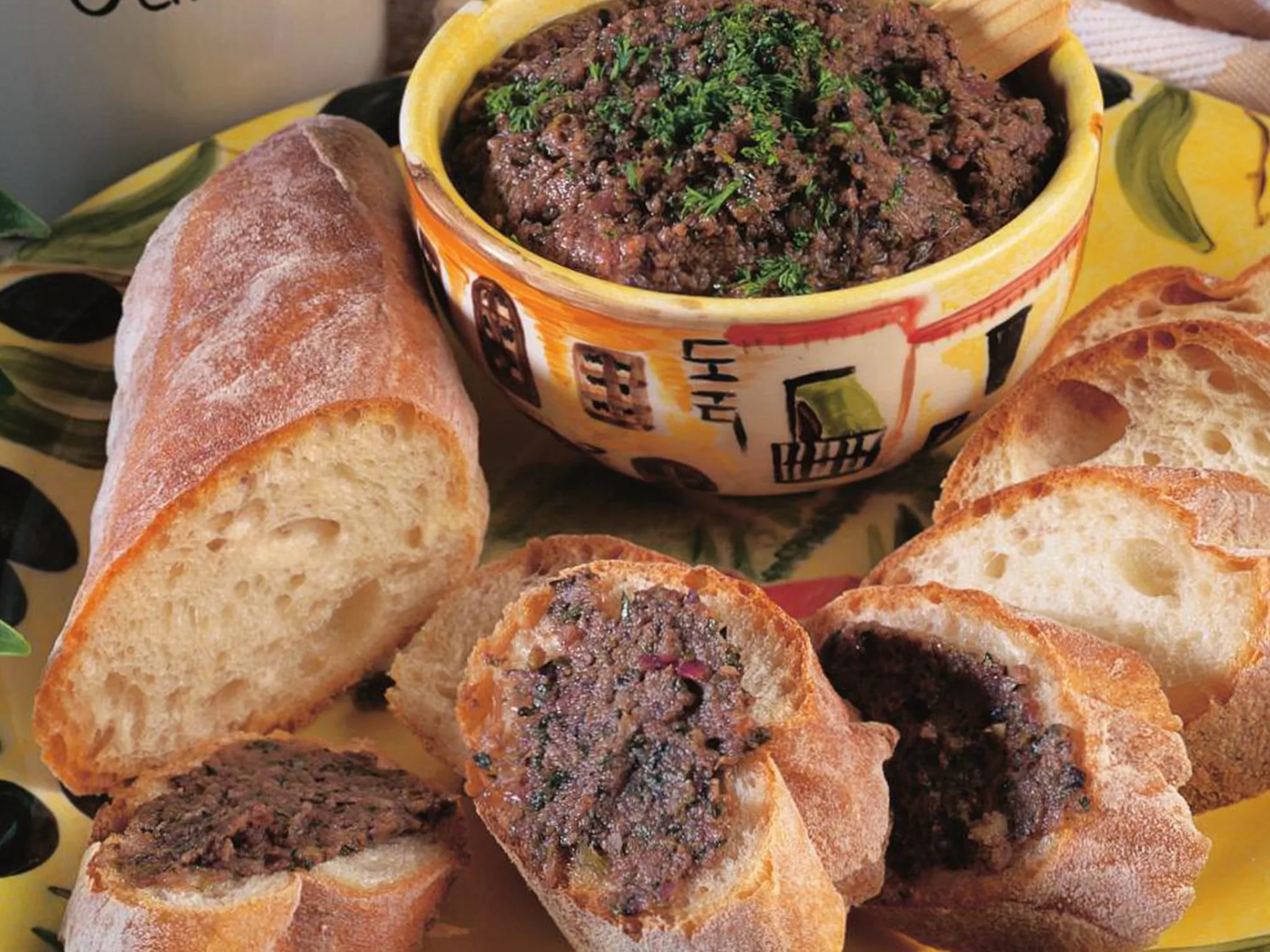 herbed  olive  and anchovy dip