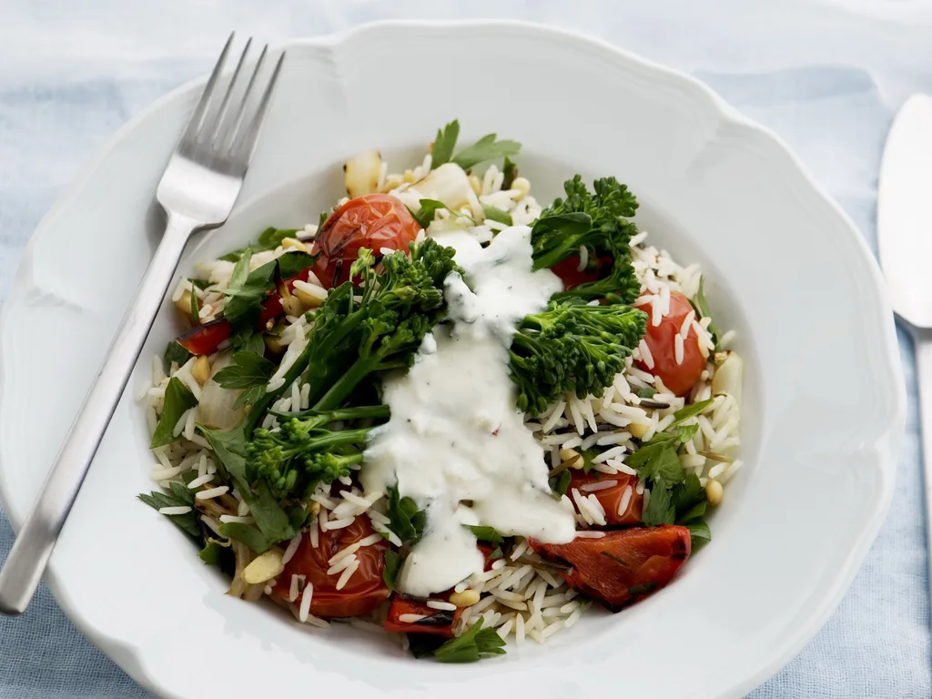 greek-style wild rice salad