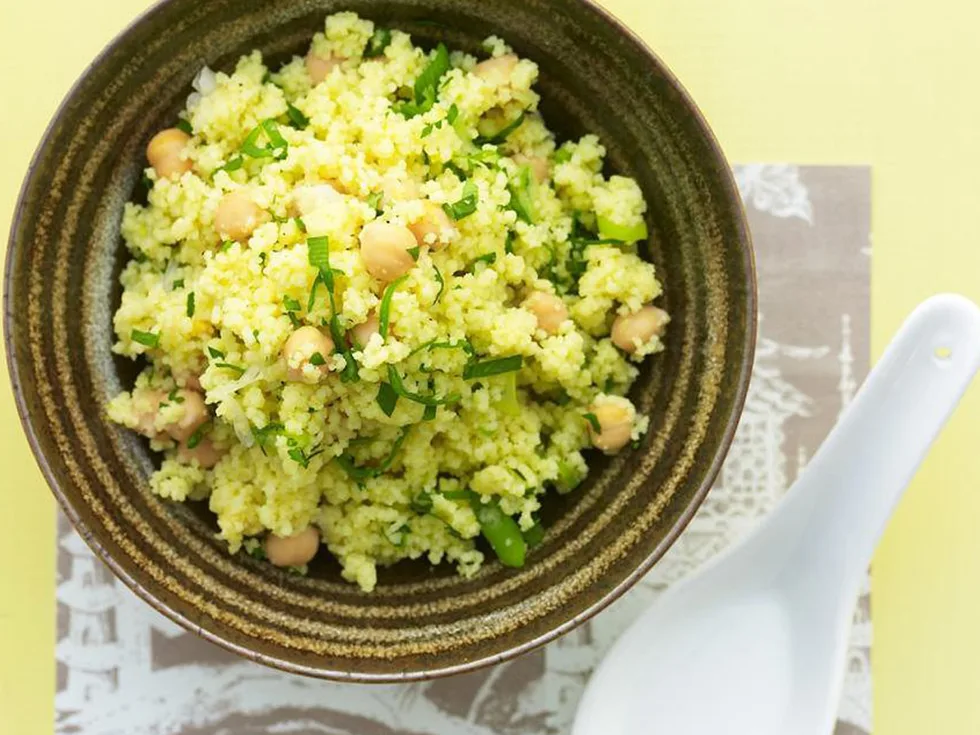 curried couscous and chickpea salad