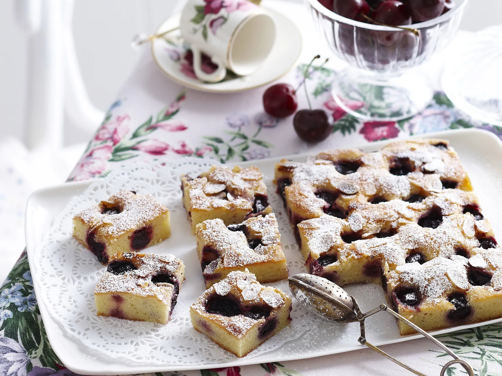 frangipane cherry squares