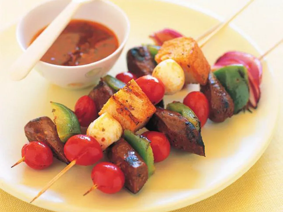 VEGETARIAN SKEWERS