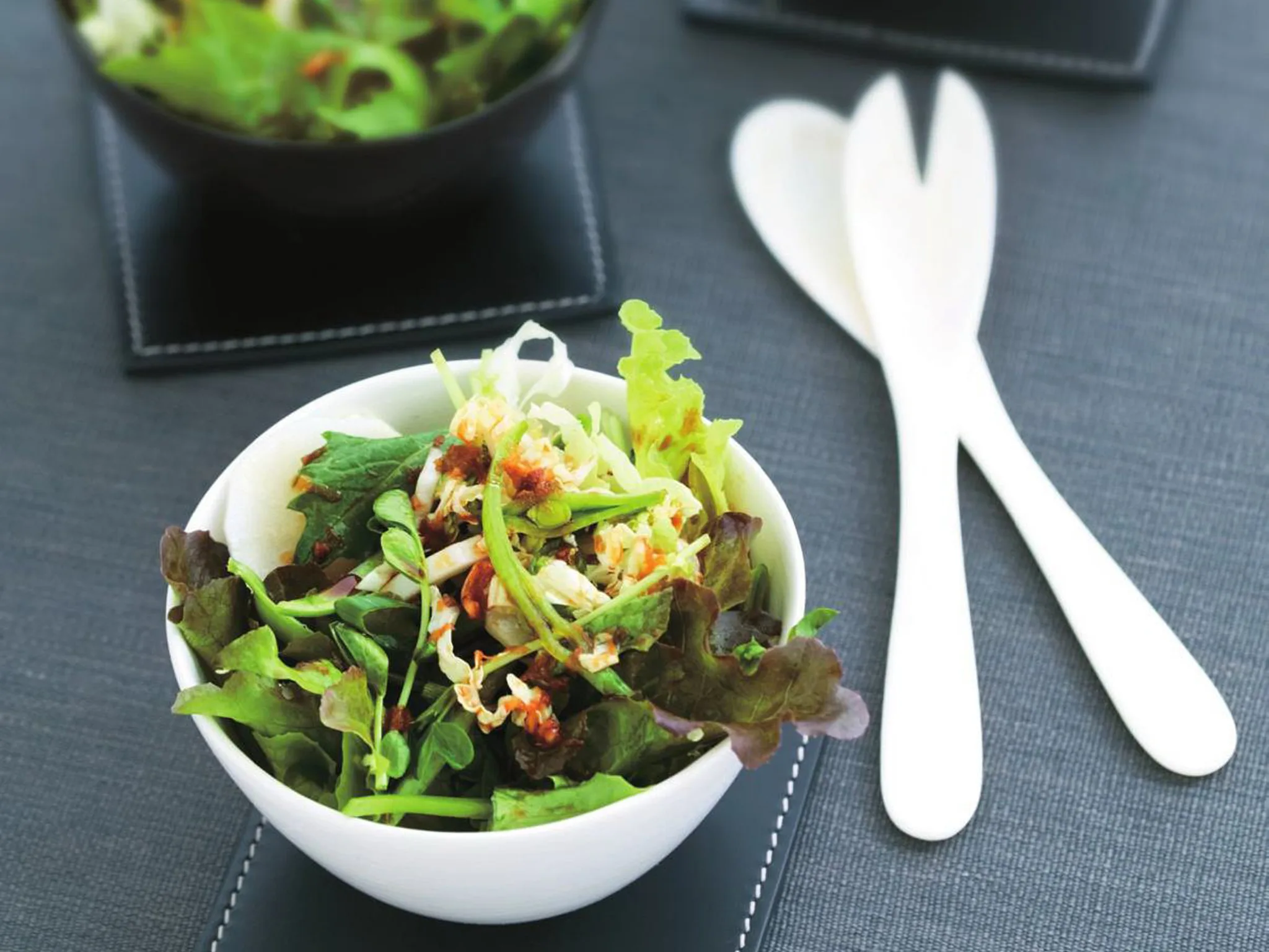 salad of asian greens