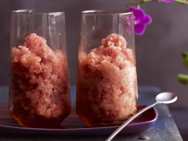 Plum granita