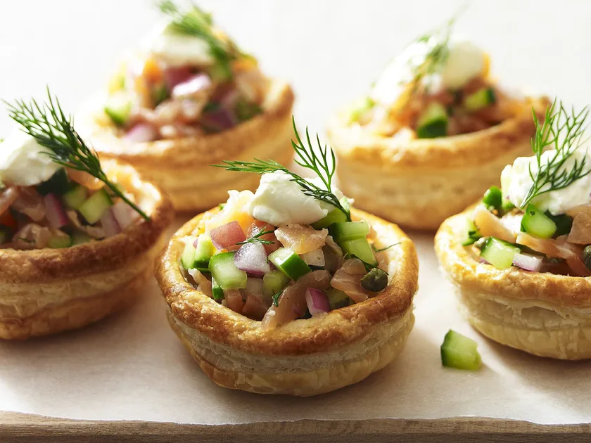 Smoked salmon vol au vents | Women's Weekly Food