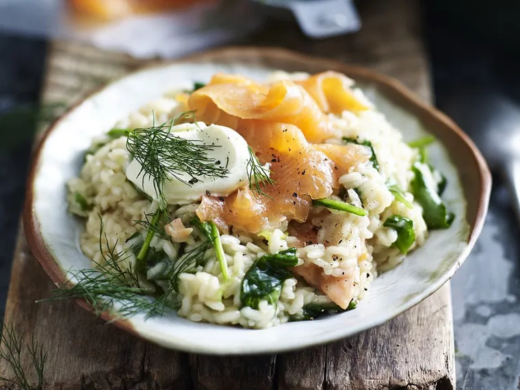 SMOKED SALMON, SPINACH & MASCARPONE RISOTTO