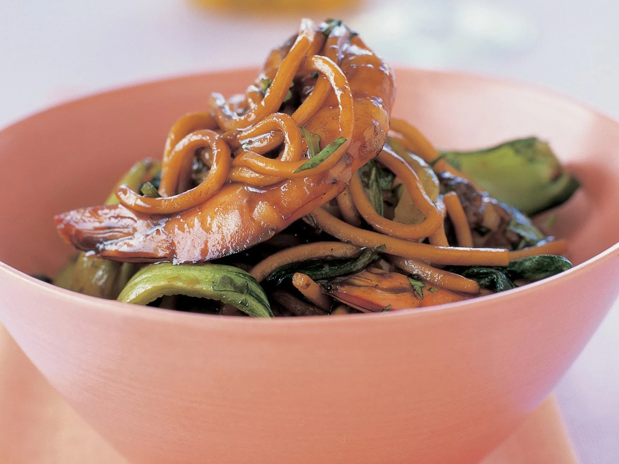 Hokkien noodles with prawns