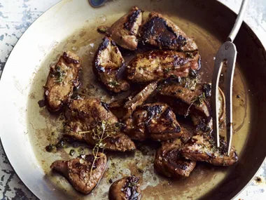 Pan-fried liver