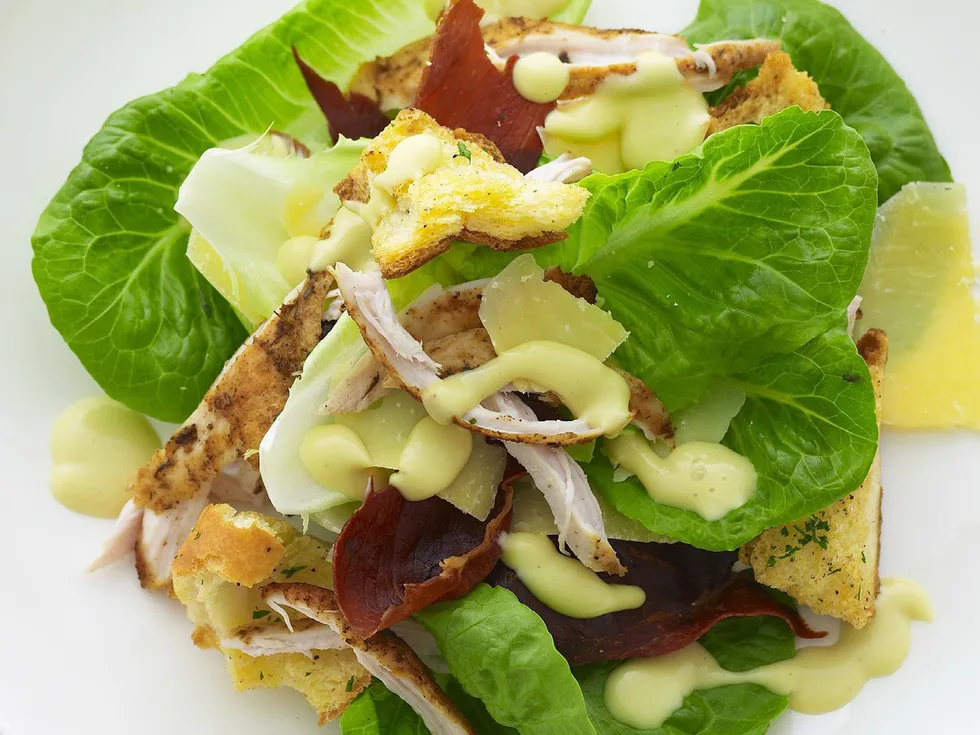 cajun chicken caesar salad