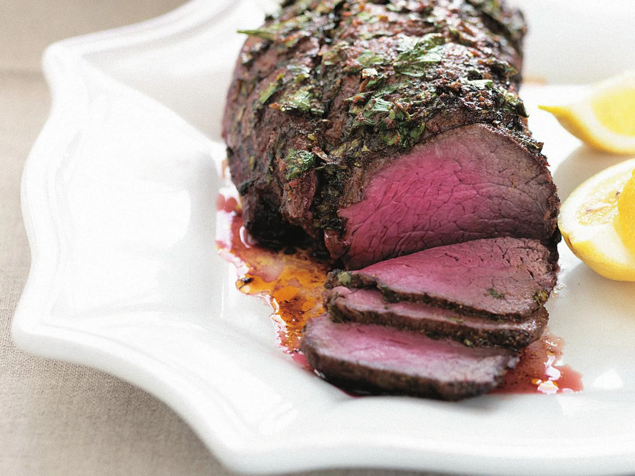 Beef fillet with chermoulla