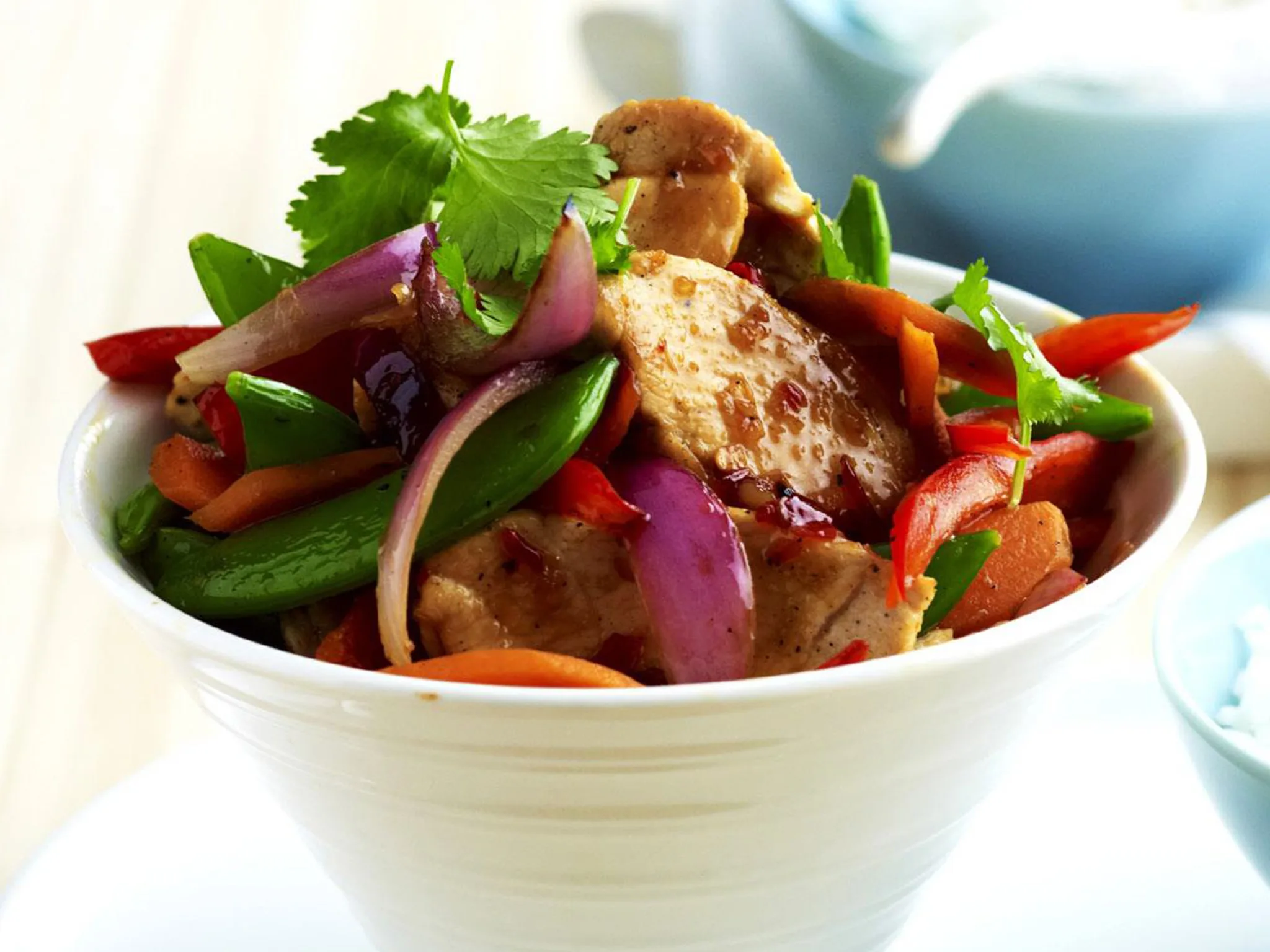 sweet chilli chicken stir-fry