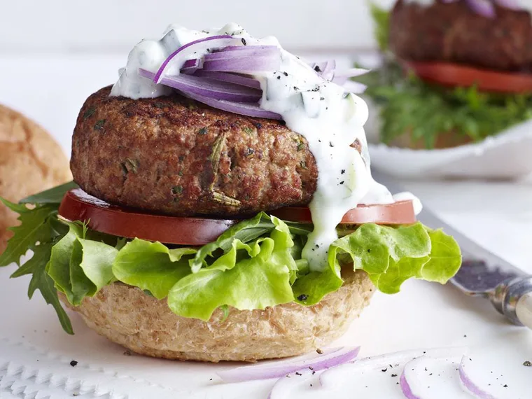 mediterranean lamb burgers