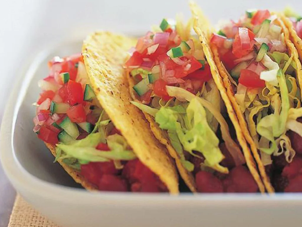 BEEF AND BEAN TACOS