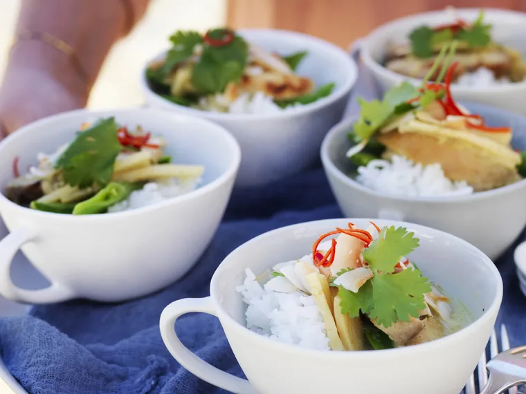 little green thai chicken curries