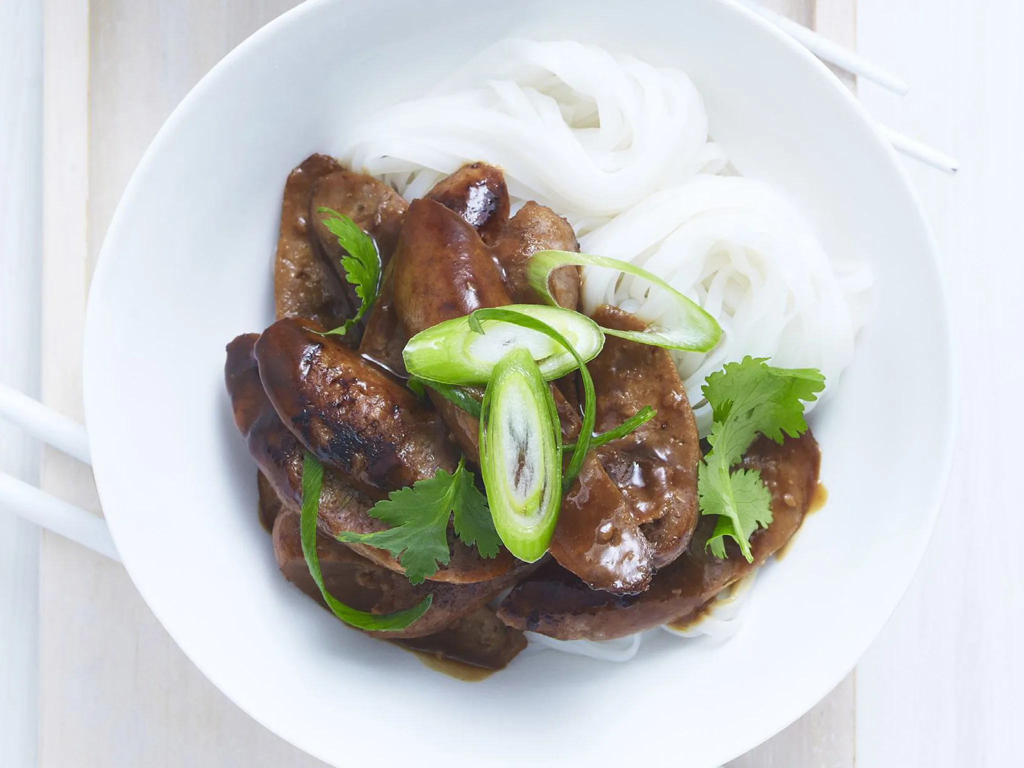 TERIYAKI AND MUSTARDGLAZED CHIPOLATAS