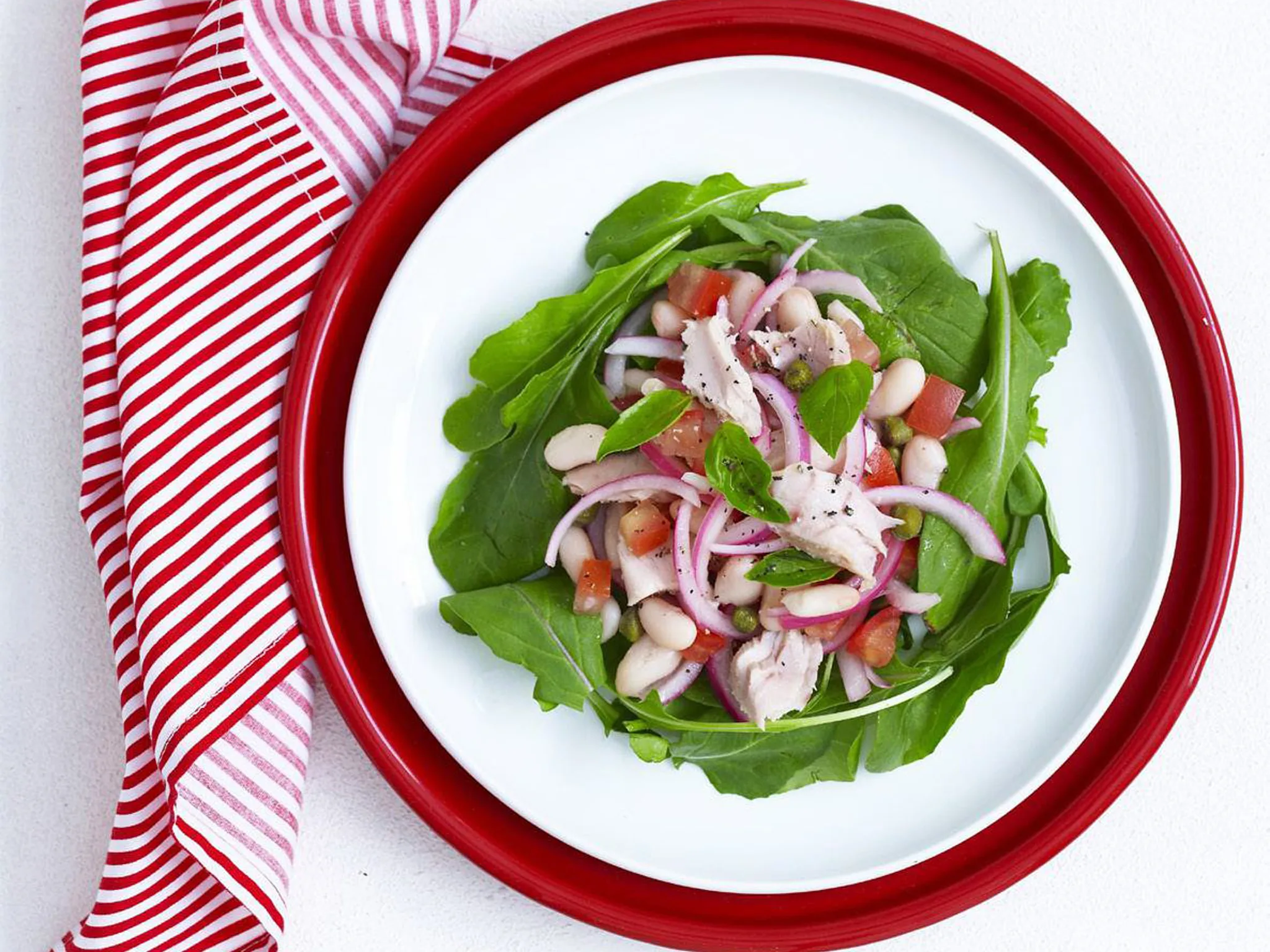tuna and basil salad