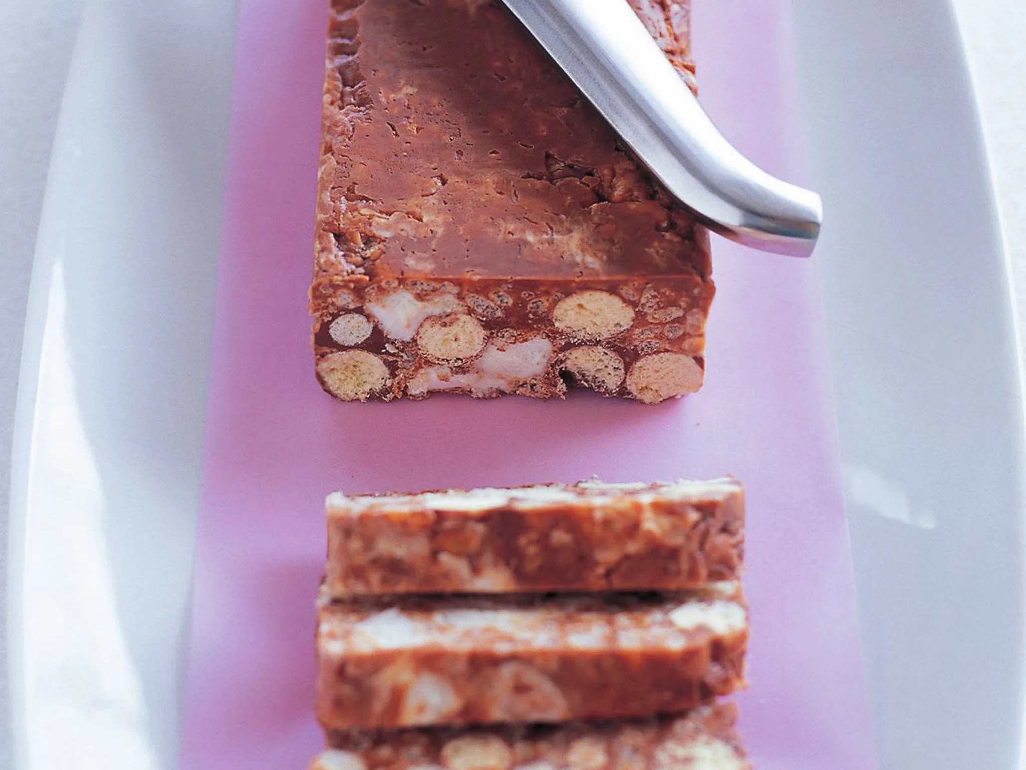 coffee malt surprise slice