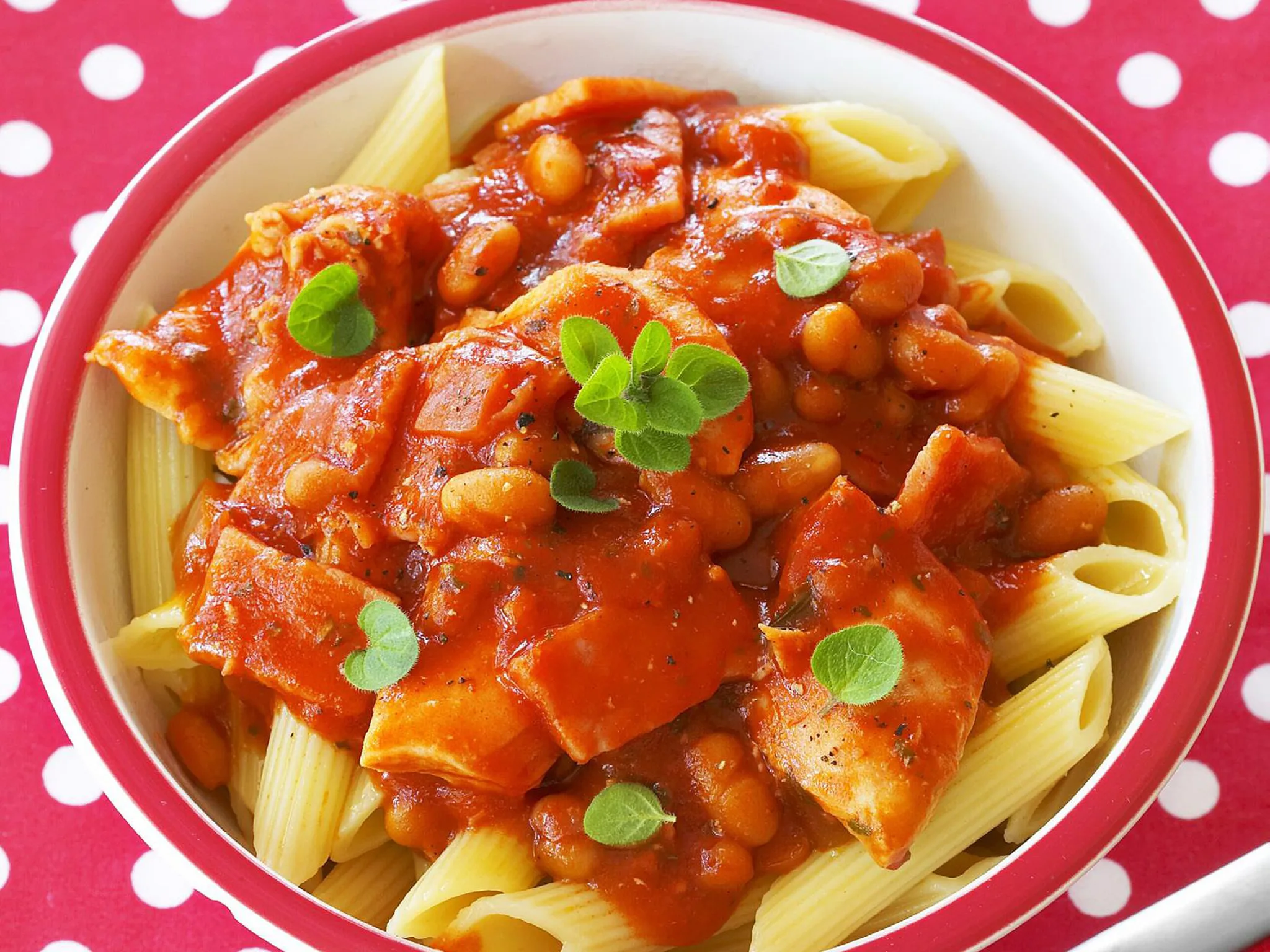 SPICY CHICKEN AND BEANS