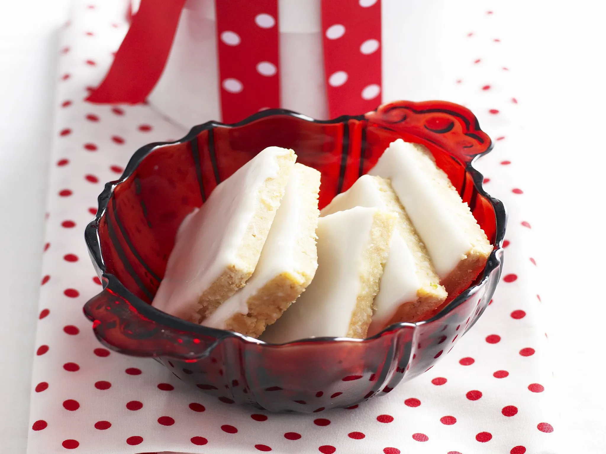 lime & coconut slice