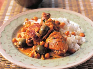 chicken, olive and lemon tagine