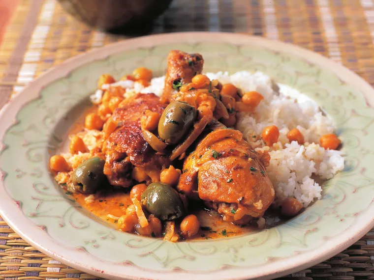 chicken, olive and lemon tagine