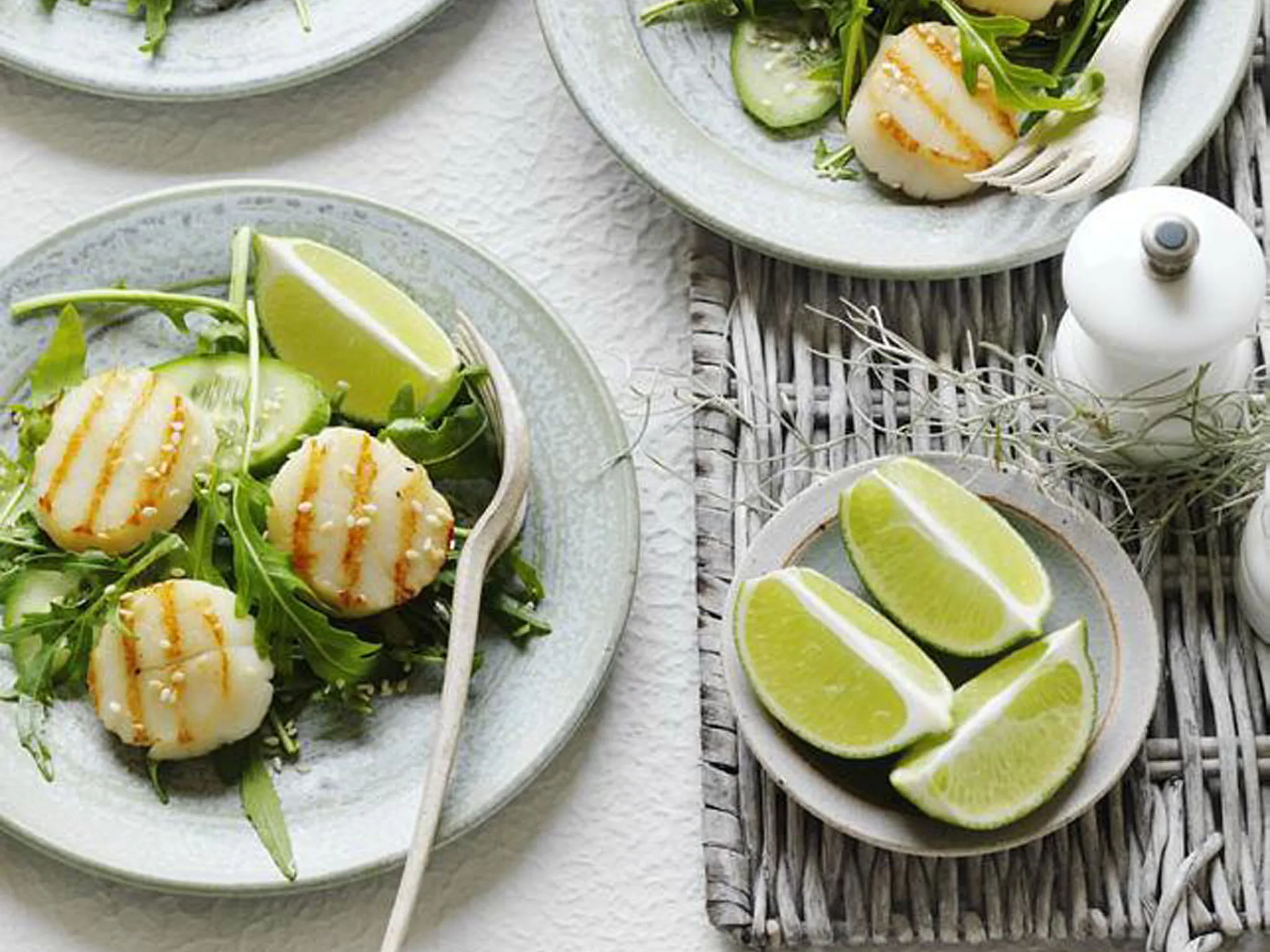 SCALLOP AND ROCKET SALAD