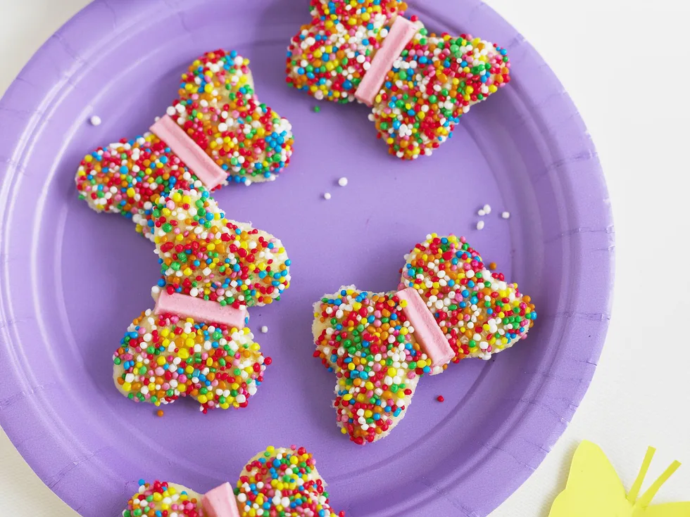 butterfly fairy bread