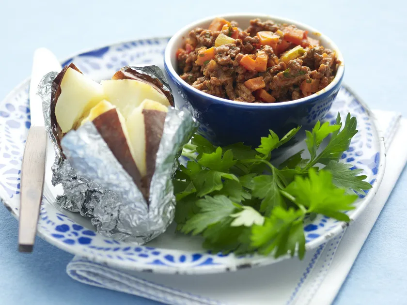 Sloppy joe jacket potatoes | Women's Weekly Food