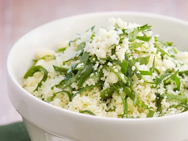 Spinach couscous