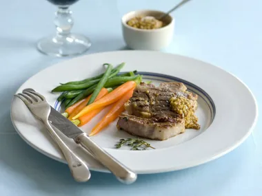 barbecued lamb chops