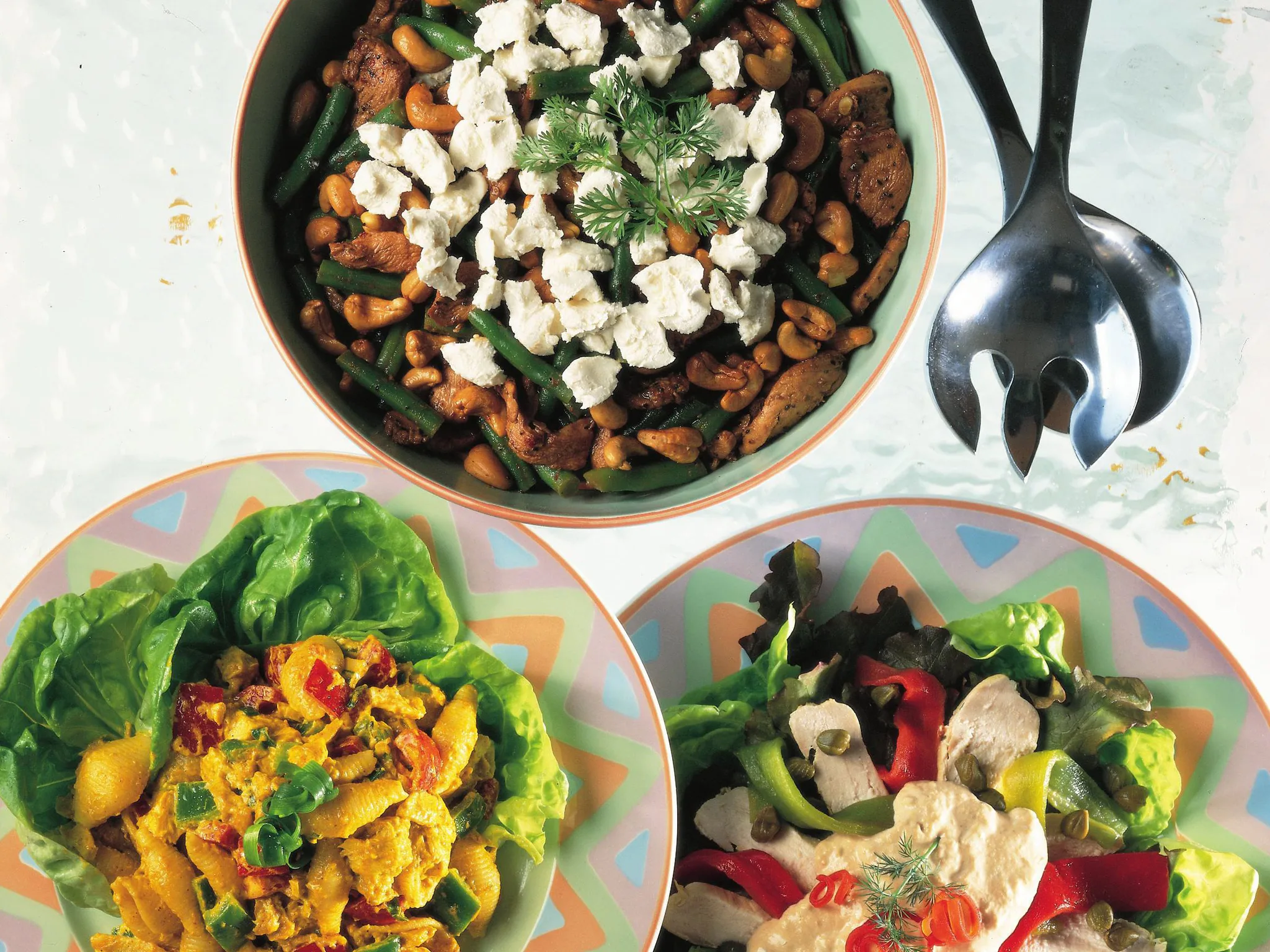 curried chicken and pasta salad