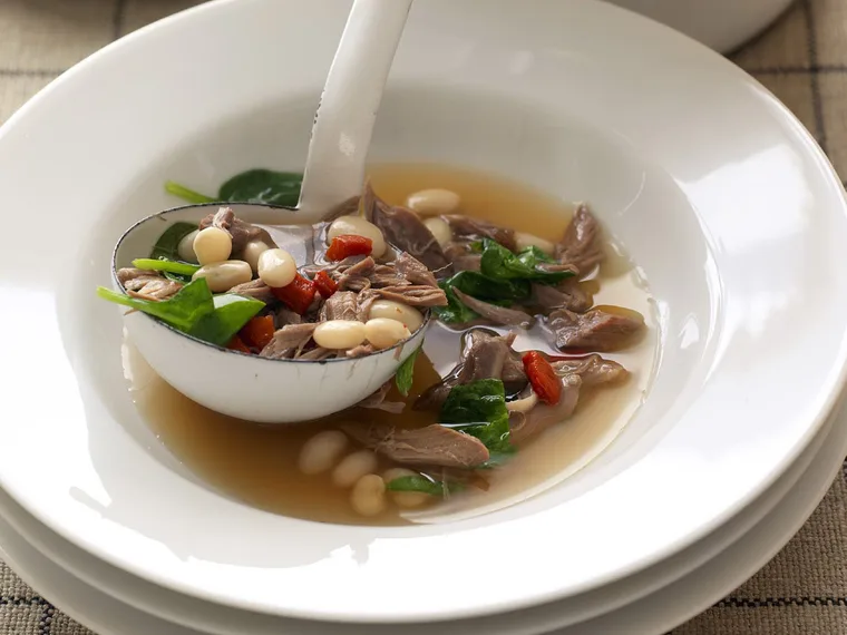 LAMB AND WHITE BEAN SOUP