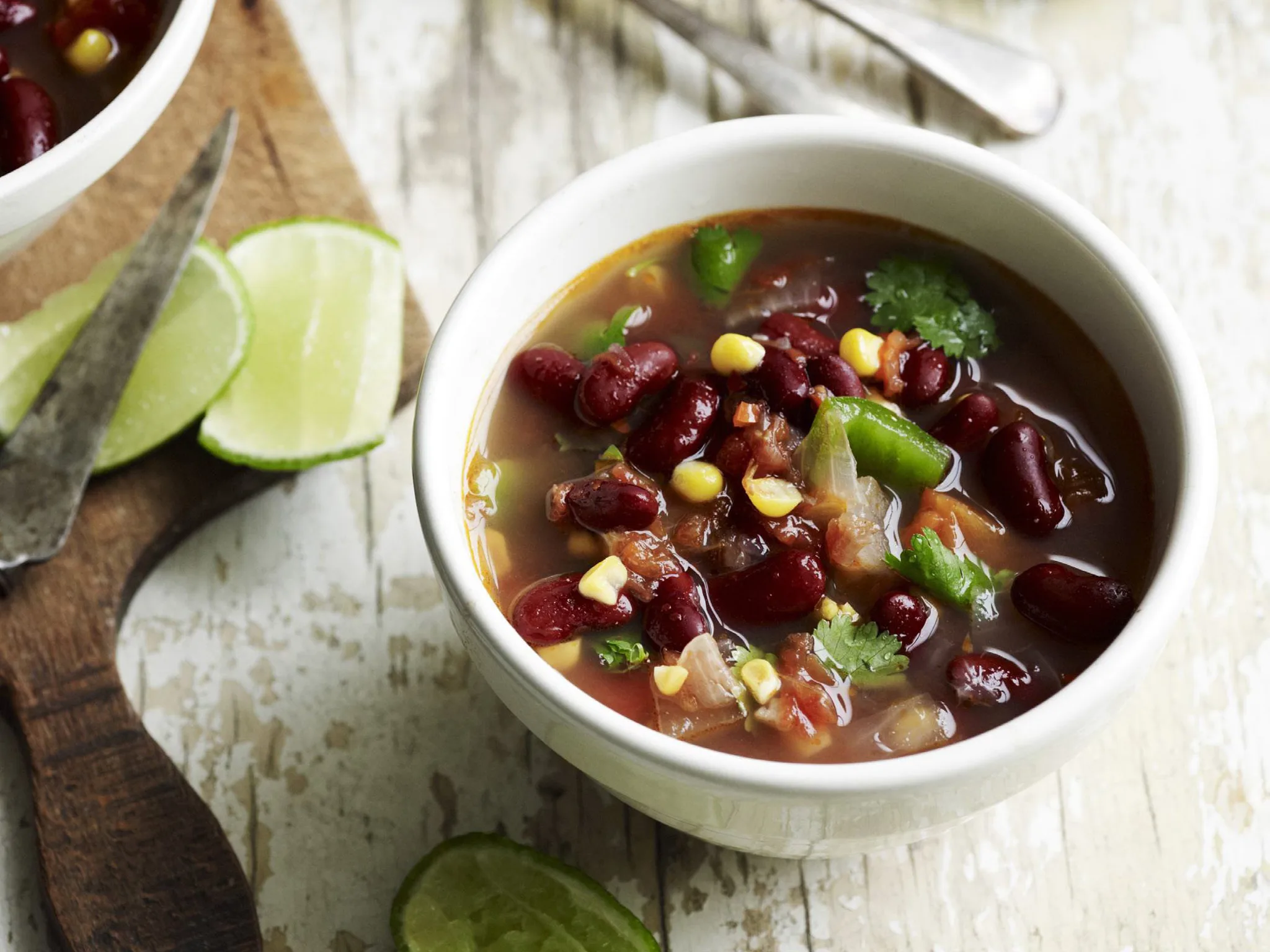 spicy mexican bean soup