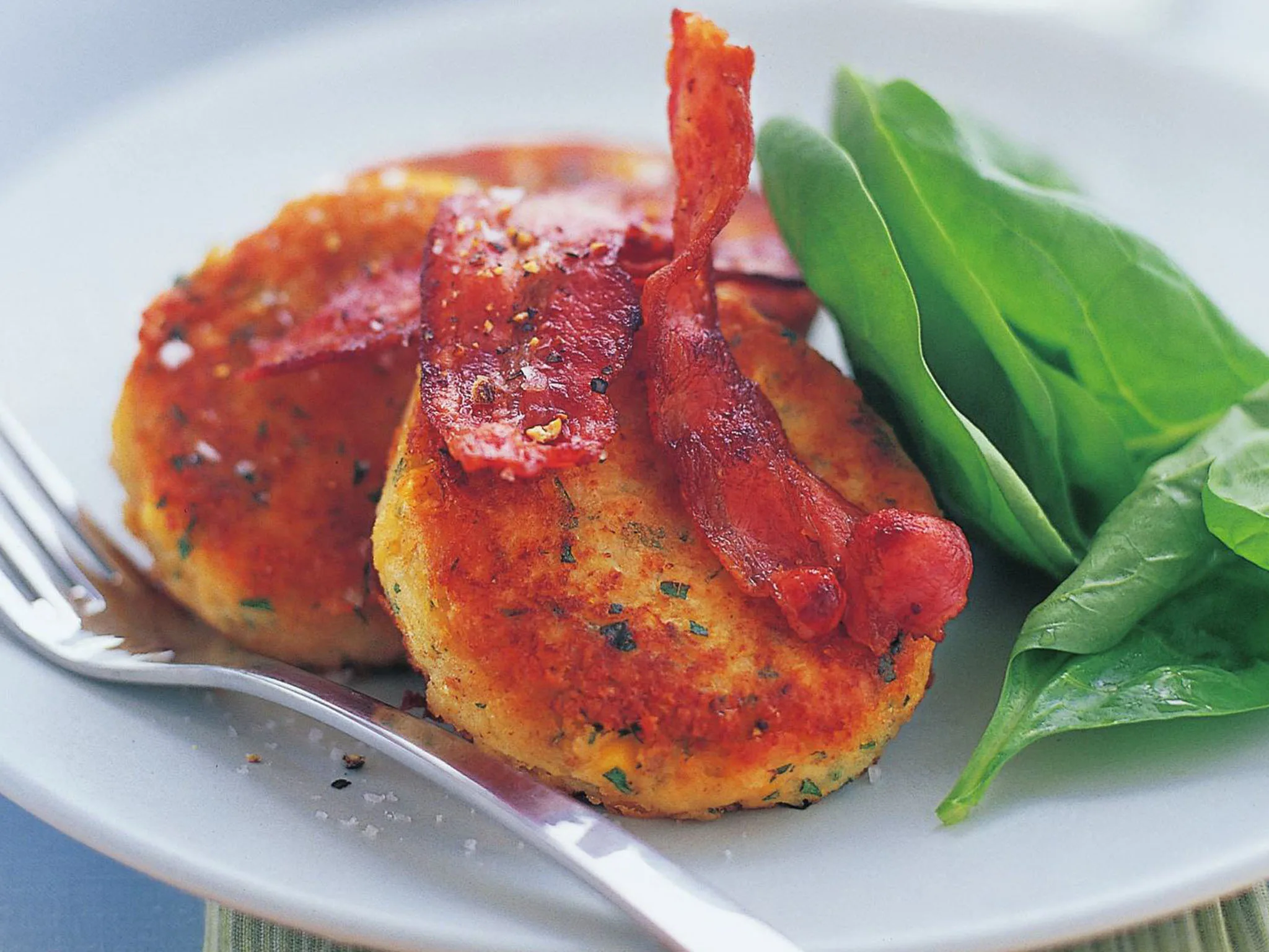 creamed-corn and potato patties