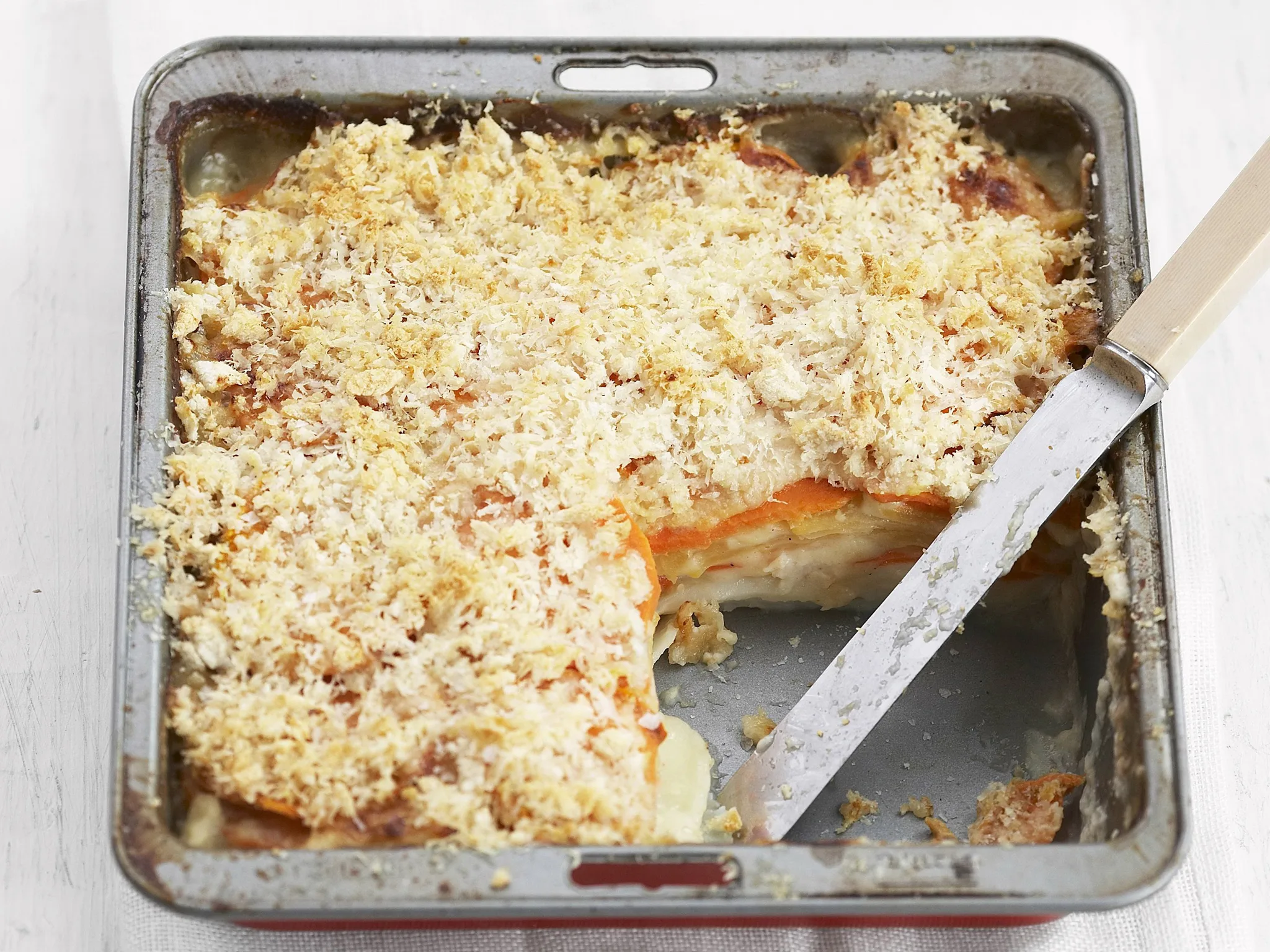 Winter vegetable gratin