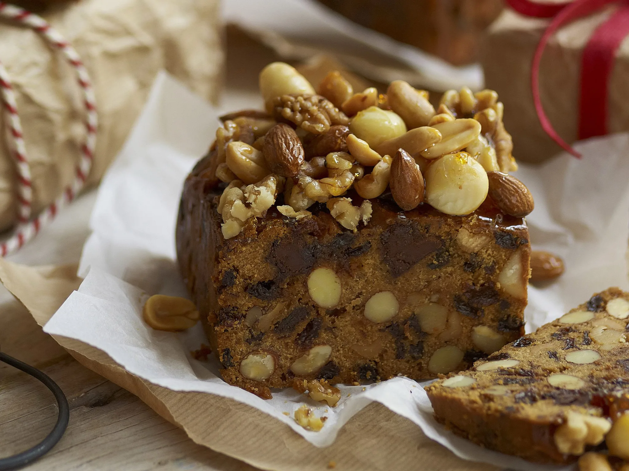 chocolate & Nut boiled fruit cakes