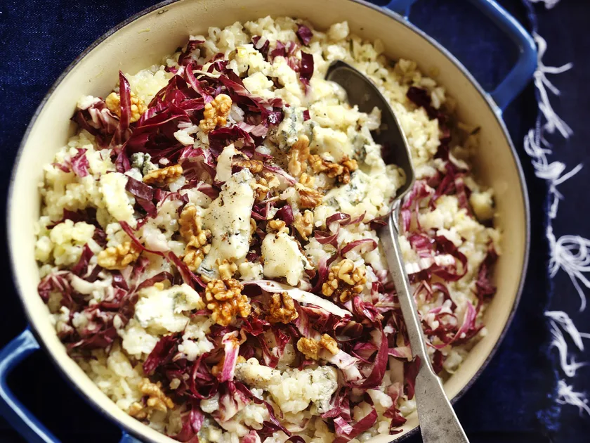 Blue Cheese and Radicchio Baked Risotto