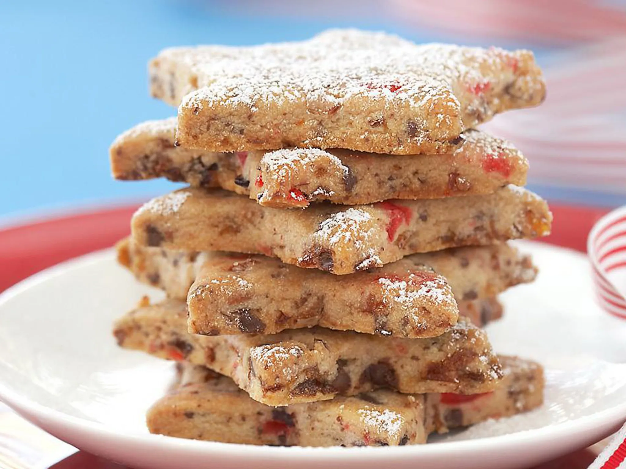 CHOC FRUIT SHORTBREAD