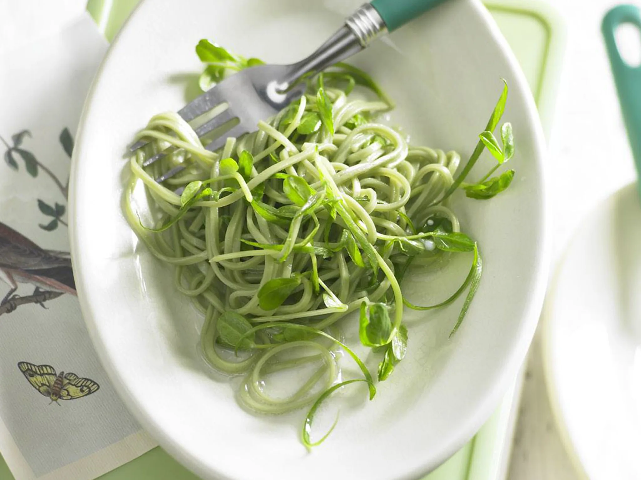 green tea noodle salad