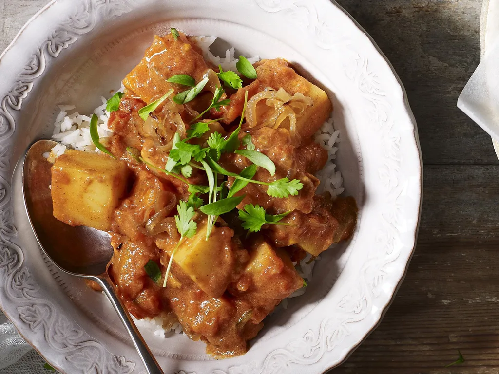 potato and kumara curry