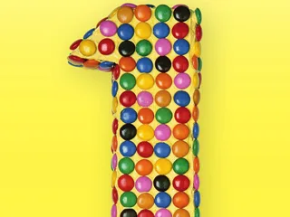 Birthday cake numbers – smartie one