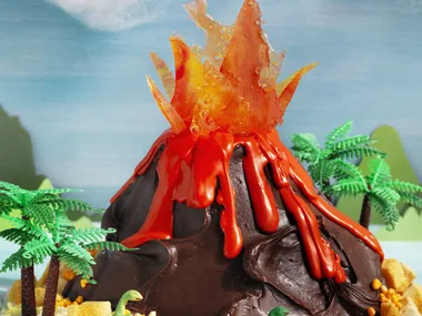 volcano vomitus