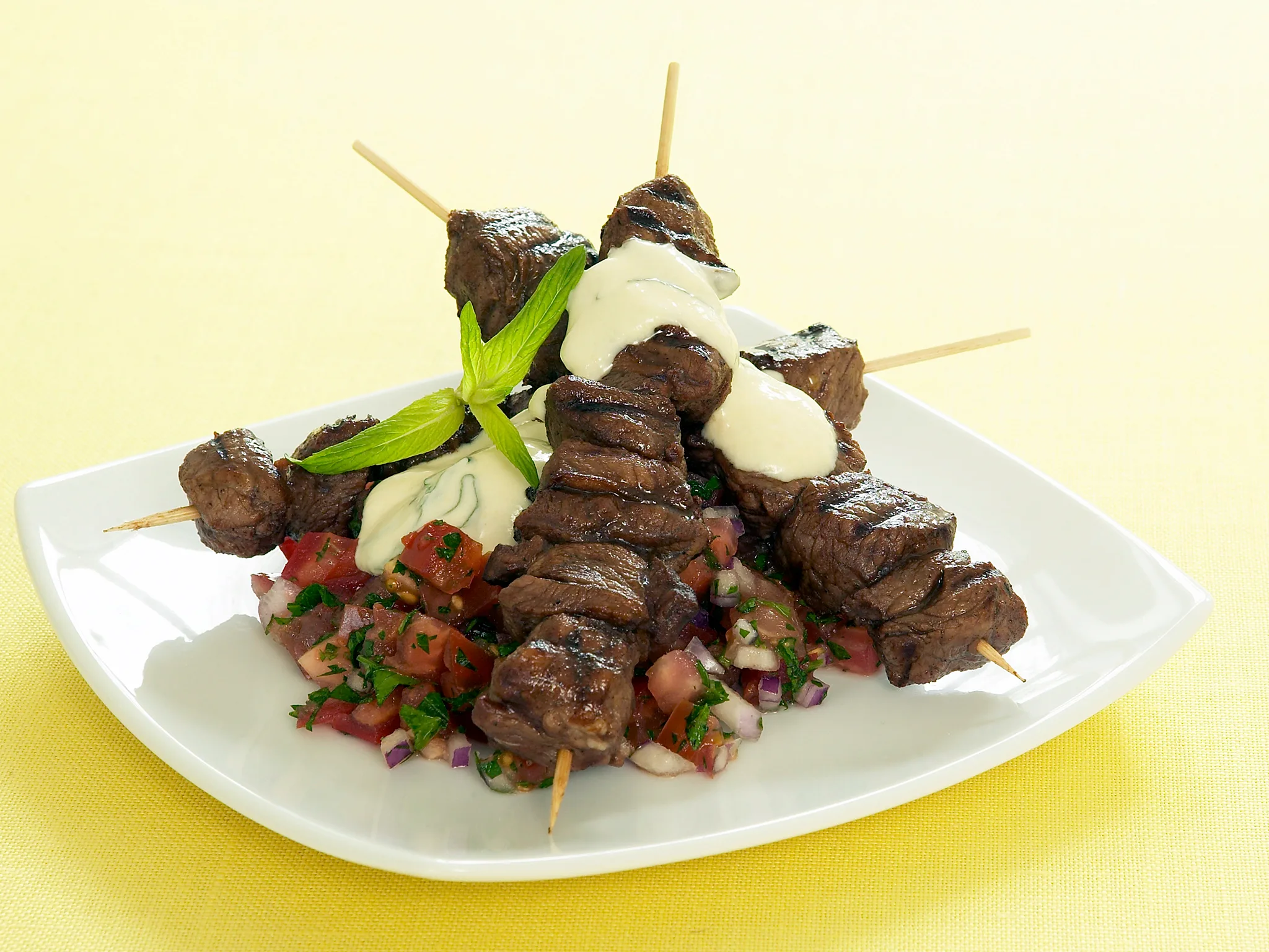 Lamb souvlaki